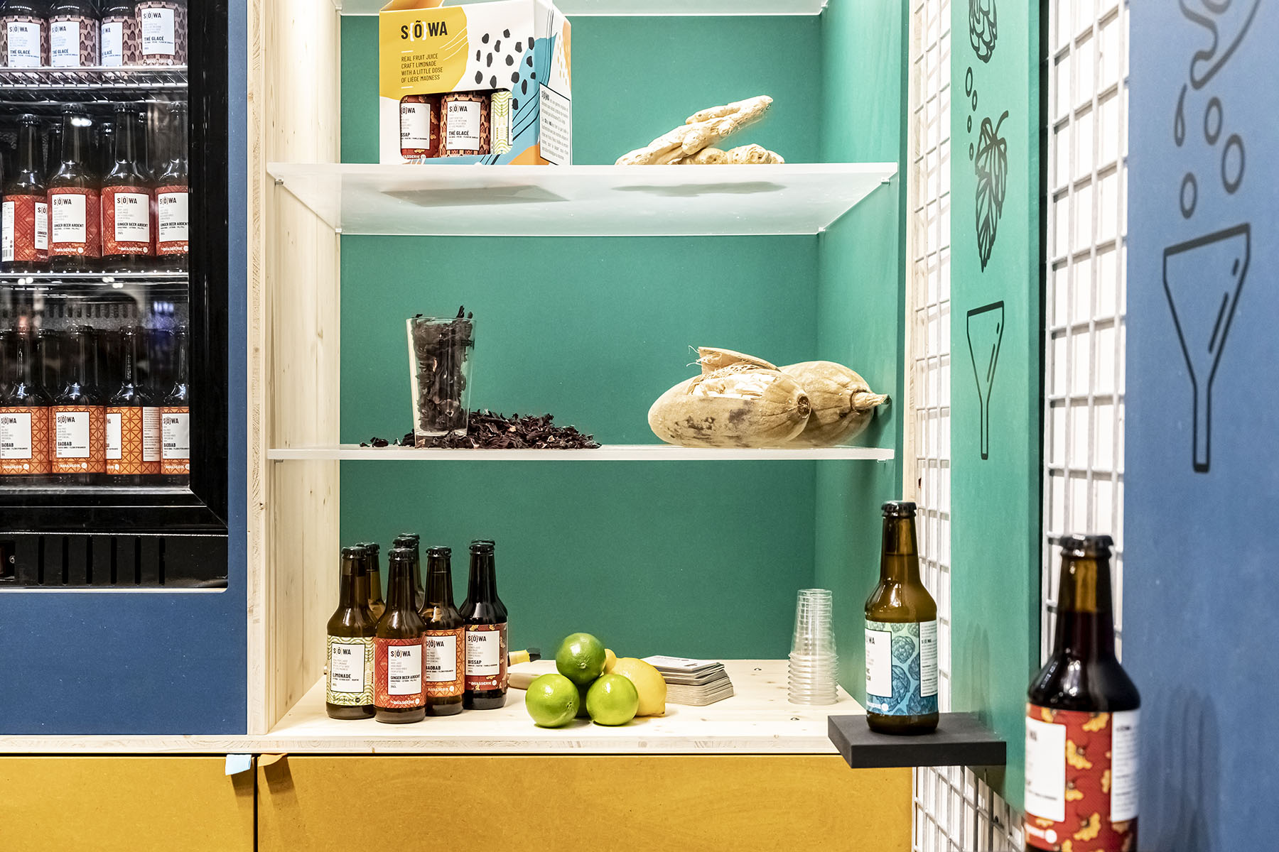SOWA — Scénographie stand — Scénographie · Showroom — vue 3 — Design With Genius, Liège Belgique