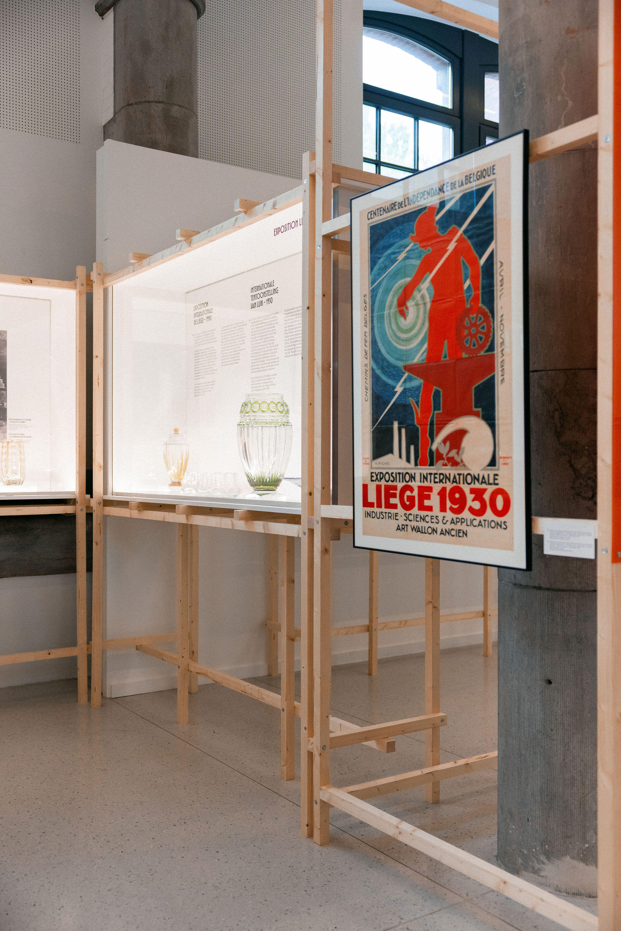 Val Saint Lambert — Scénographie muséale — parcours visiteur cristallerie — vue 5 — Design With Genius, Liège Belgique
