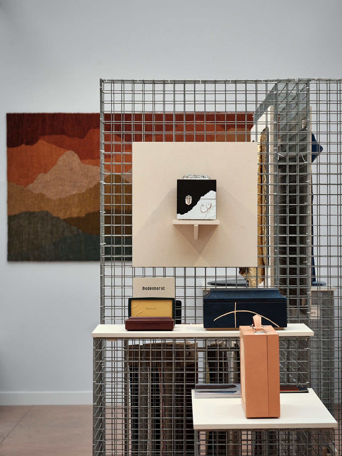 Belgium is Design — WBDM — Scénographie · Stand institutionnel — vue 3 — Design With Genius, Liège Belgique